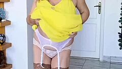 Hot Granny Mariaold Bounces Huge Tits?