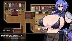 why is horny adventurer karen always so wet with her big tits and ass