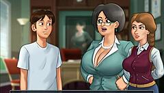 starting the summertime saga with cute characters