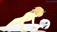 Arlecchino and Aether’s Intense Hentai Sex in Genshin Impact