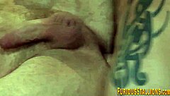 Sucked Muscled Gay Stud with Monster Cock