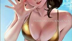 rise kujikawa's seductive compilation from persona 4 hentai scenes