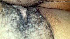 I feel intense pleasure rubbing my hard clit on her creamy hole