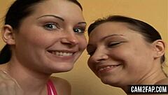 Sexy teen 18+ lesbian free babe porn video