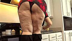 Big ass real estate agent flashes legs in mini dress. Hot bbw milf maid during property inspection!