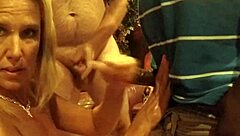 Milf Giving Handjob To Big Black Cock In Shop Cumshot