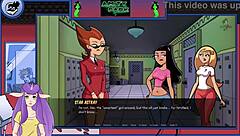 Danny phantom fucks teacher in college game