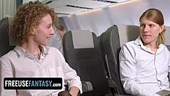 Thank You For Flying Freeuse Airlines With Stewardess Tits!