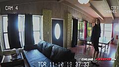 online creeper ties up his new victim for bdsm blowjob