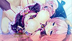 Ditzy Demons Seduce With Toys And Creampies In Hentai Game