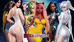 Feeling the pleasure of fucking Nya's pretty bubble butt in long strokes