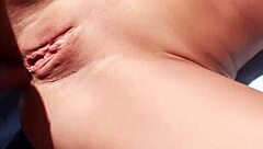 Pornstar gives outdoor blowjob in public