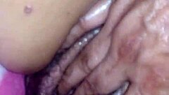 Close-Up Clitoris Masturbation While I Insert It