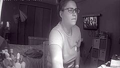 Teen Skips Homework for Bold Masturbation