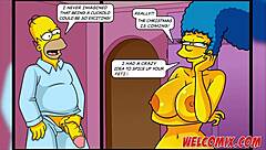 Best Butt Scenes From Simptoons Simpsons Porn Featuring Big Asses.