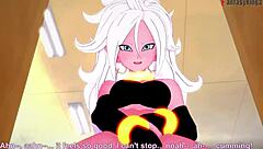 i watch android 21 transform in dragon ball zex, sheer fantasy