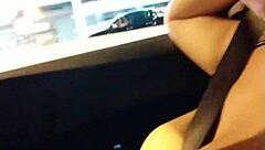 Brazilian Brunette Shows Big Tits In São Paulo Traffic