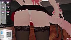 Vtuber KanakoVT squirts from chat teasing in hentai