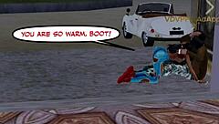 getting frisky outdoors in car at greystone mansion