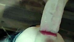 Crossdresser Takes Giant Dick Boldly