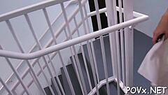 sexy chick enjoys hard fucking and blowjob in usa