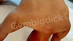 Intense bareback fucking with big cock and Asian twink