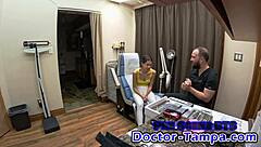Doctor Tampa Examines Virgin Orphan Aria Nicole in Hospital