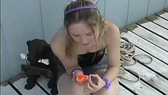 let's look for easter eggs out back together.