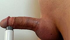 wow, that circumcised cock is getting stimulated and growing so big! 😍