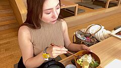 Misu Enjoys Sauna And Foot Bath Relaxation