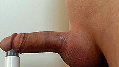 wow, that circumcised cock is getting stimulated and growing so big! 😍