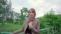 Redhead Ariela Donovan Fucked In Tunnel By Public Agent