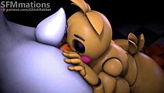 Fnaf 2 X Sb Vanny Folls A Toy Chica. Toys And Femdom In This Creampie Scene?