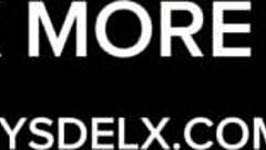 quick bathroom action while friends wait in living room with latina couple