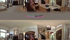 Sexlikereal Nikkis Gives Raise in Voyeur VR360 Hardcore Scene
