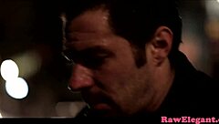 Elegant Beauty Receives Intense Assfucking from Boyfriend with Oral and Handjob Teasing