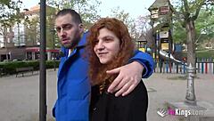 brads girlfriend loves public blowjobs and proves it with doggystyle and cowgirl