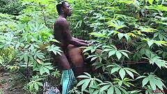 softkind takes stepmom from behind in bush