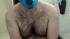 solo guy plays with huge bad dragon xl dildo