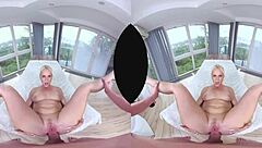 Italian Blonde Rides Cock Cowgirl Then Assfucking