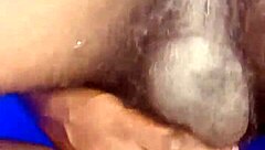 i gently enter my girlfriend's hairy pussy with care