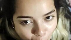 White Wolf, show me deepthroat skills with White Moon's facial!