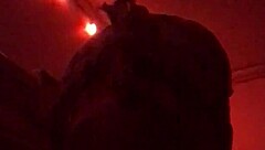 Step sis punishes dozing with sloppy blowjob wake-up call