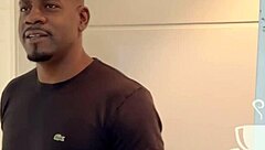 Japanese hotwife Lina Nakamura gets filled with cum by black security before wedding in cuckold scene