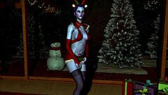 Widowmaker assassin dancing on christmas?