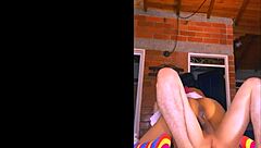 Stepmom rents an apartment for a passionate night with stepson, discovering new pleasure limits in tight college cheating fun 😏.