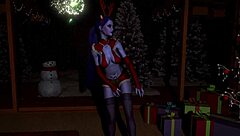 Widowmaker assassin dancing on christmas?