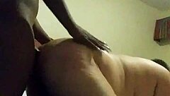 black shemale dominates lataino with fierce pounding