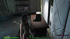 Is this fallout 4 gay sex scene with nude girl?