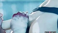 Is this fallout 4 gay sex scene with nude girl?